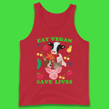 Eat Vegan Save Lives Tank Top