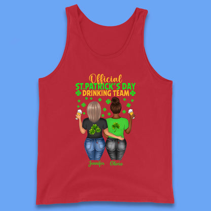 Personalised St. Patrick's Day Drinking Team Tank Top