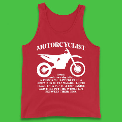 Motorcyclist Definition Tank Top