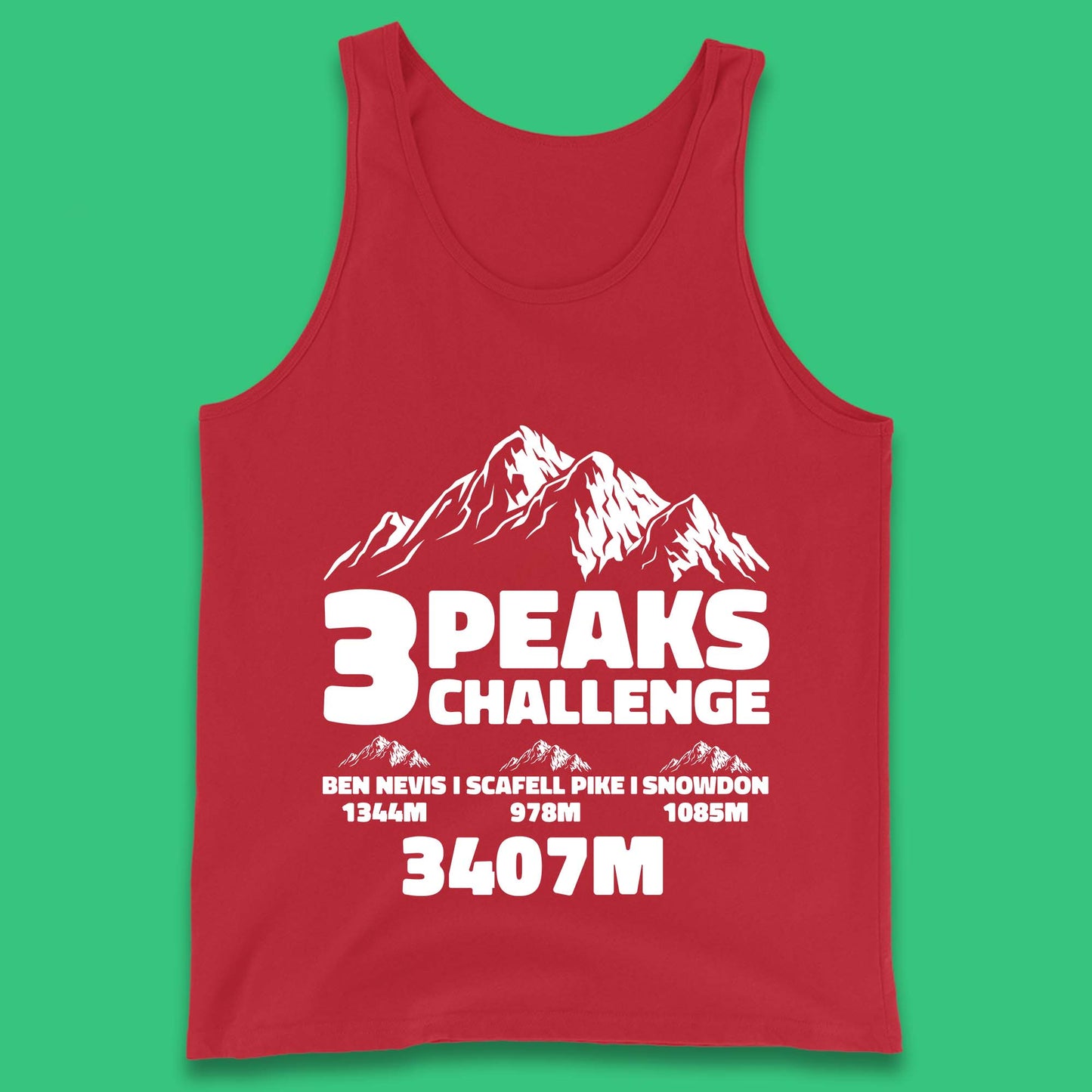 3 Peaks Challenge Hiking T Shirt