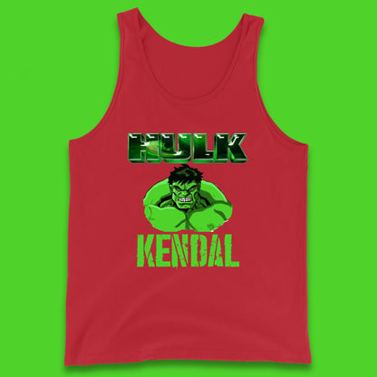 Personalised Hulk Your Name Marvel’s The Incredible Hulk  Marvel Avengers Hulk Giant Man Angry Hulk Superhero Tank Top