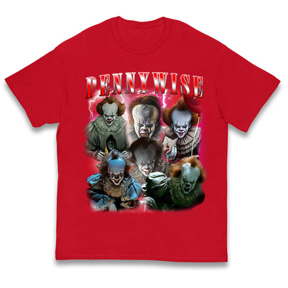 The Clown Pennywise Scary Halloween Bootleg Kids T Shirt