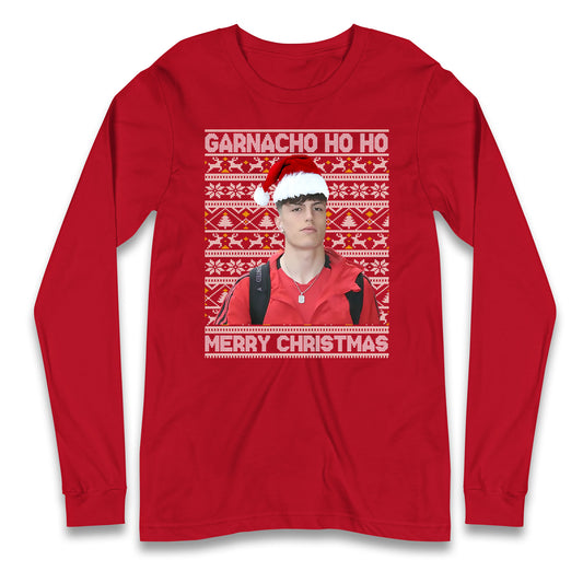 alejandro garnacho christmas long sleeve t shirt