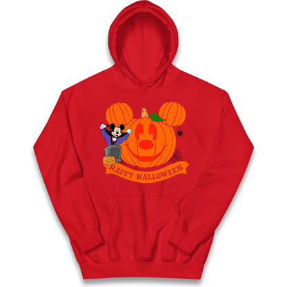 Mickey Mouse Horror Happy Halloween Kids Hoodie