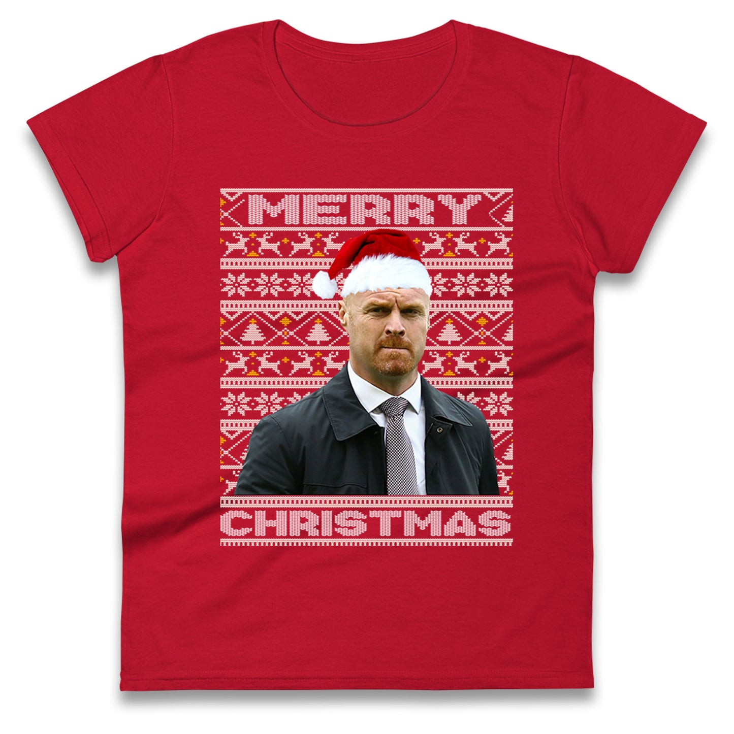 sean dyche christmas womens t shirt