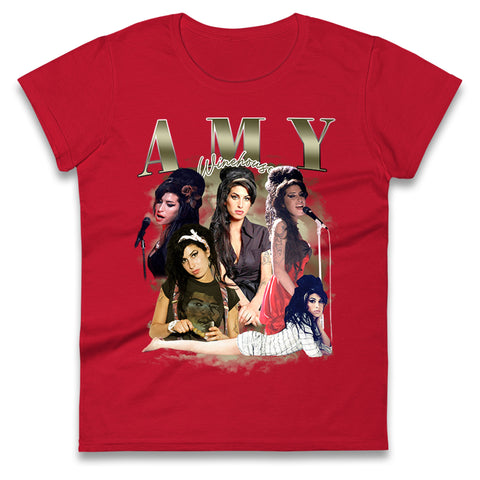 Amy Winehouse Bootleg Womens T Shirt