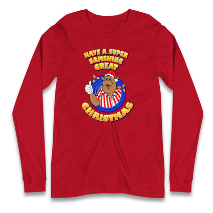 bullseye christmas long sleeve t shirt