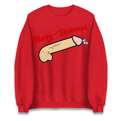 Merry Dickmas Funny Unisex Sweatshirt