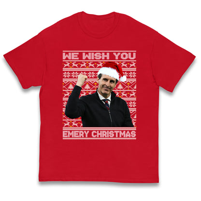 unai emery christmas t shirt