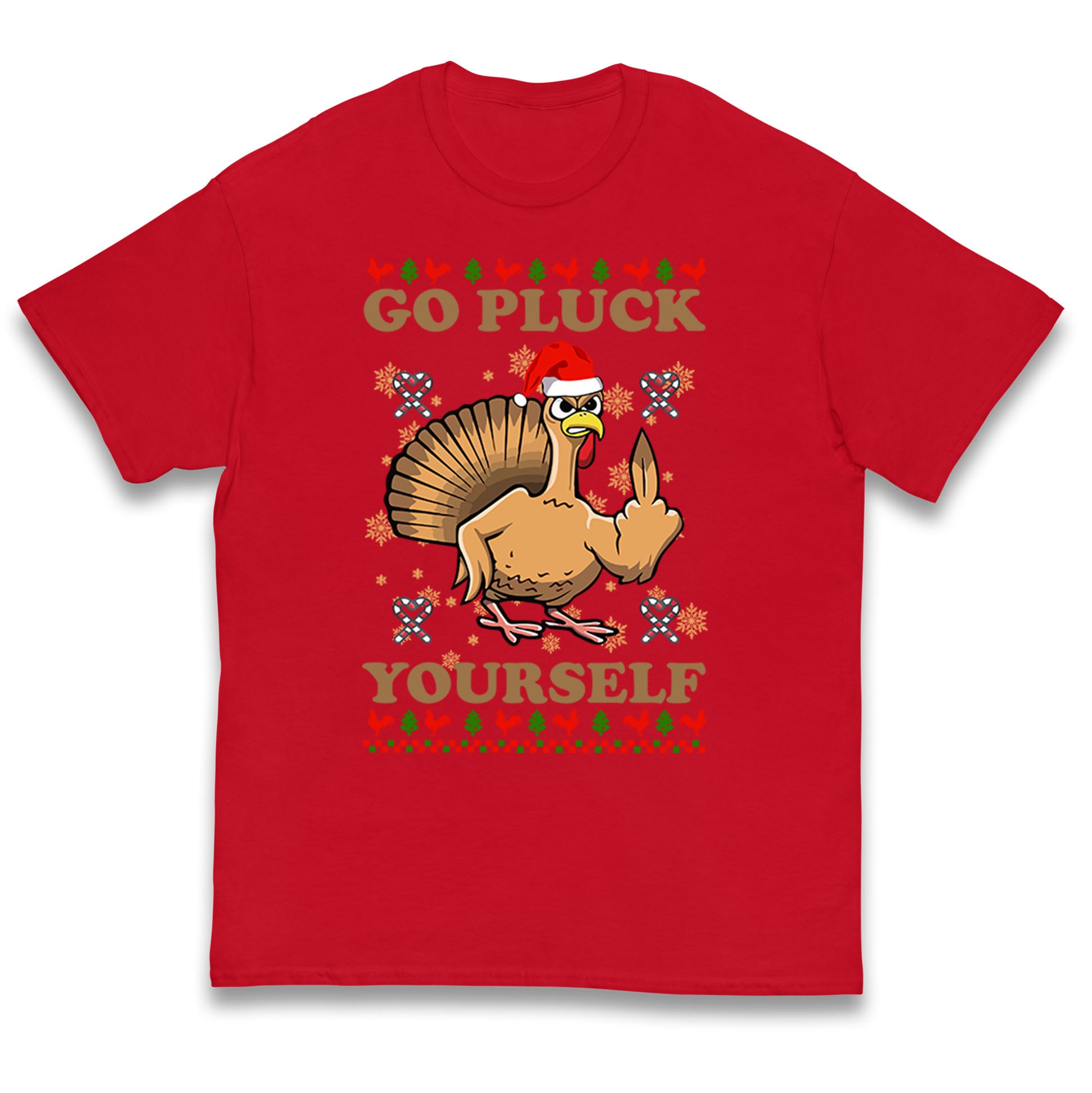 Christmas Go Pluck Yourself Funny T Shirt