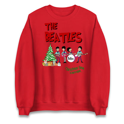 beatles christmas sweatshirt