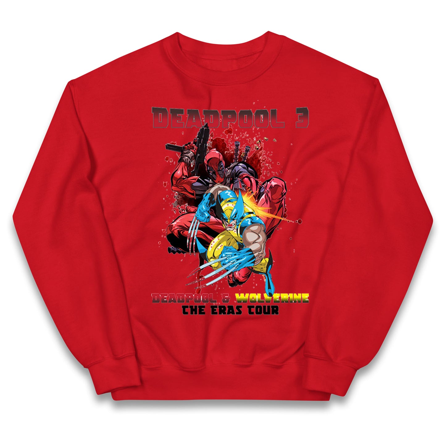 Deadpool and Wolverine The eras Tour Kids Jumper