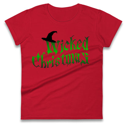 wicked christmas womens t shirt