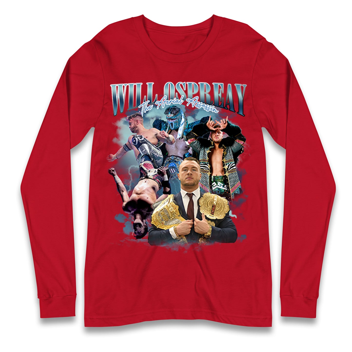 Will Ospreay The Aerial Assassin Wrestling Long Sleeve T Shirt