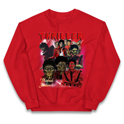 Michael Jackson Thriller Halloween Bootleg Kids Jumper