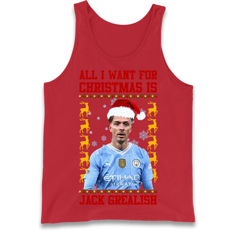 Jack Grealish Christmas Tank Top