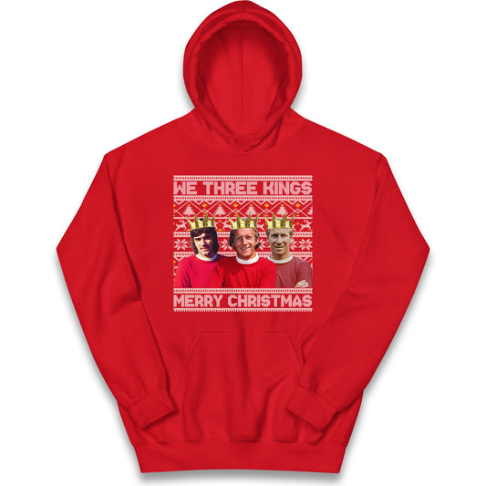 denis law bobby charlton george best christmas hoodie