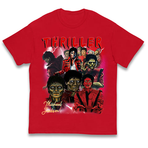 Michael Jackson Thriller Halloween Bootleg Kids T Shirt