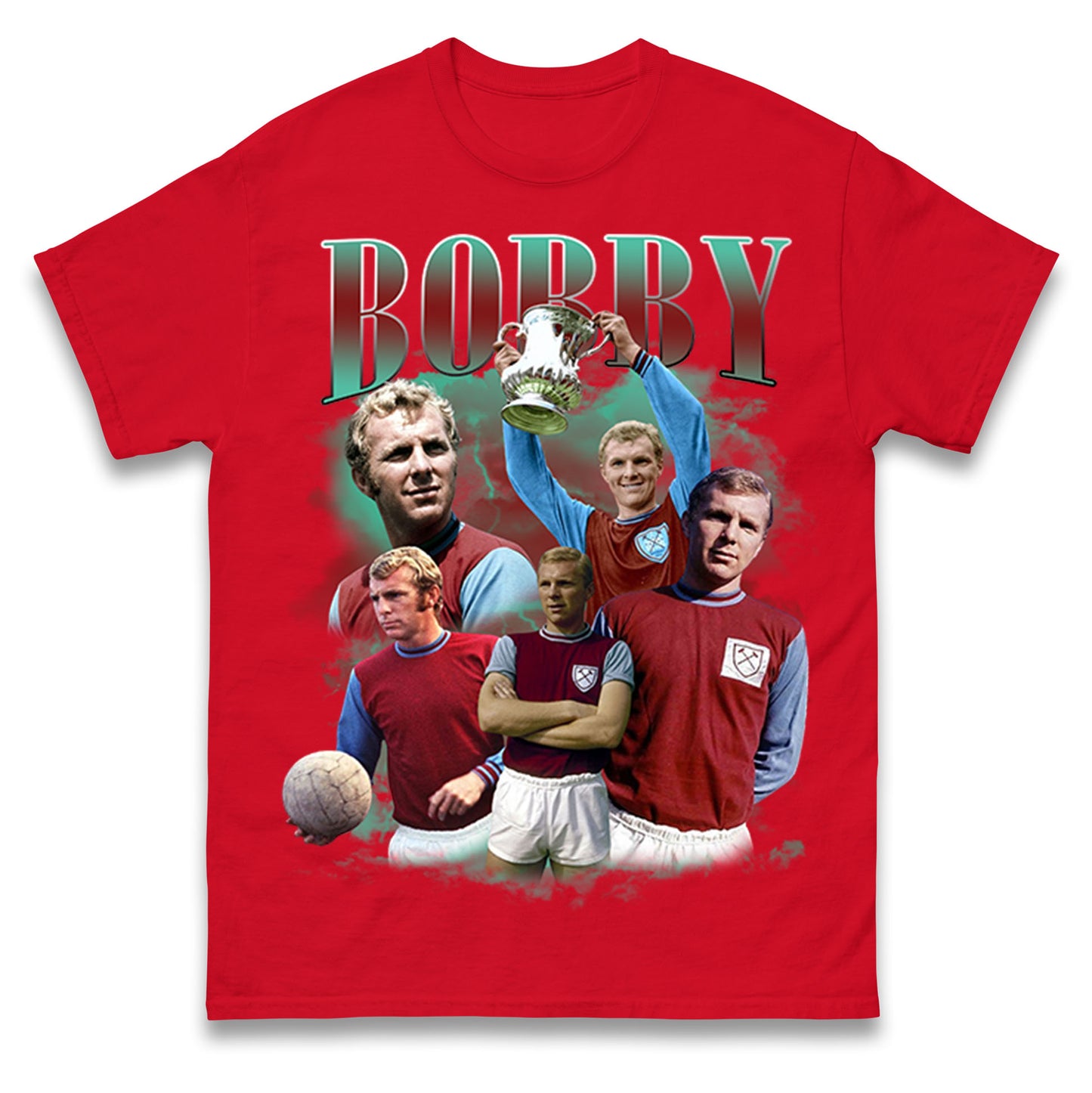 Retro Bobby Moore Bootleg Football T Shirt