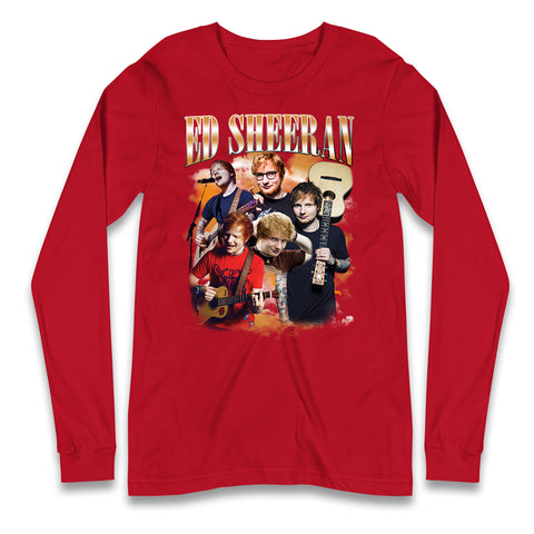 Ed Sheeran Bootleg Long Sleeve T Shirt