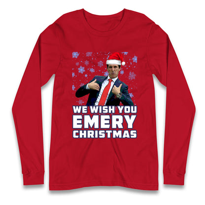 We Wish You Emery Christmas Long Sleeve T Shirt