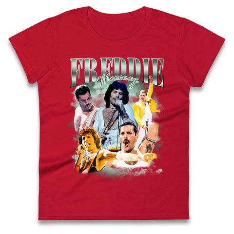 Freddie Mercury Bootleg Womens T Shirt