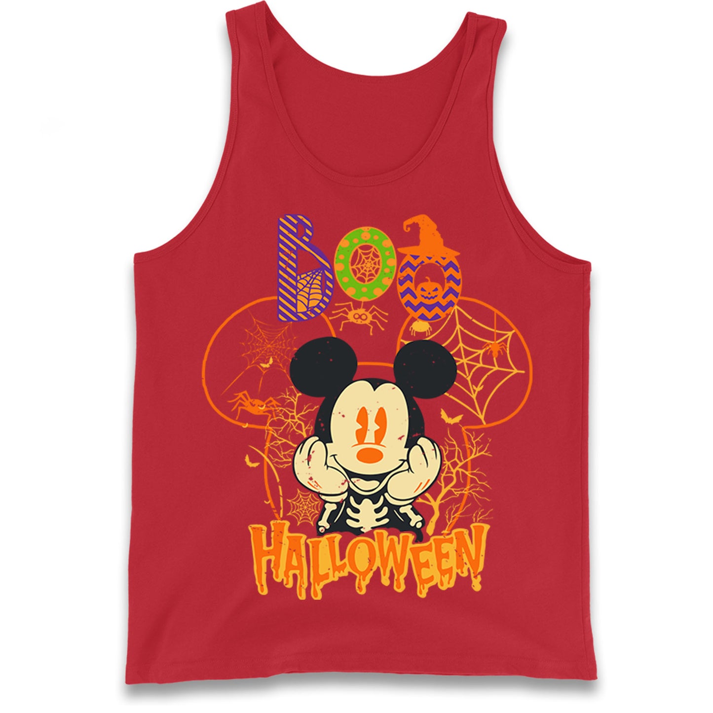 Mickey Mouse Boo Halloween Tank Top