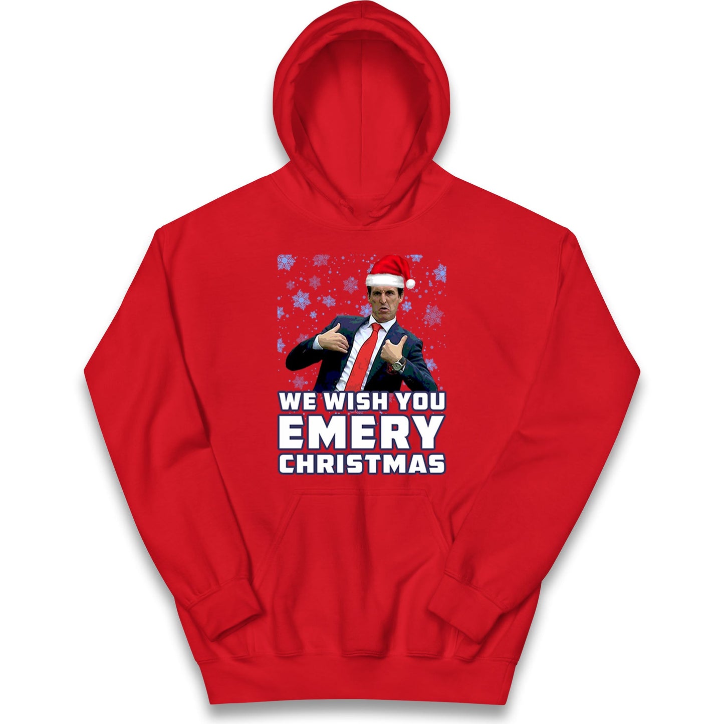 We Wish You Emery Christmas Kids Hoodie