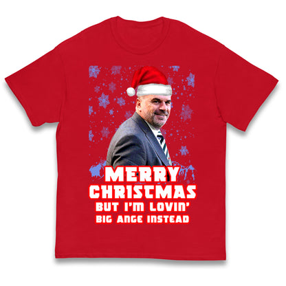 Merry christmas Ange Postecoglou Kids T Shirt