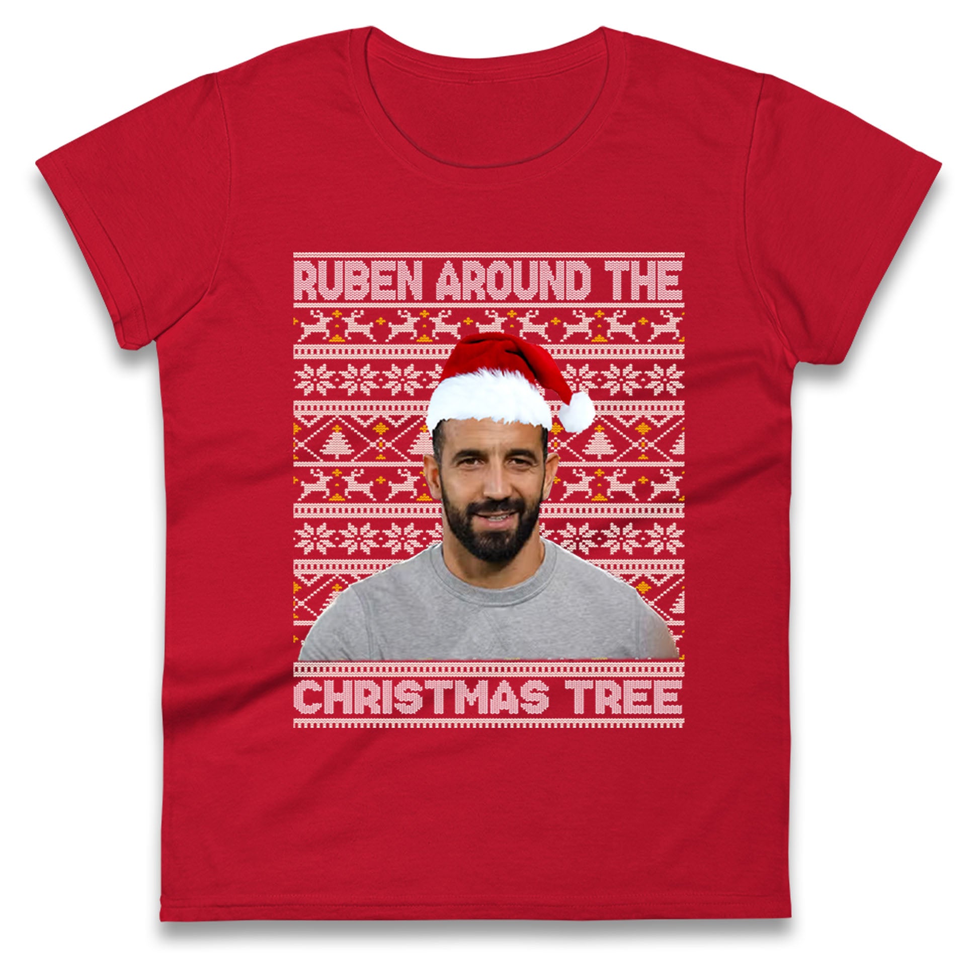 ruben amorim christmas womens t shirt