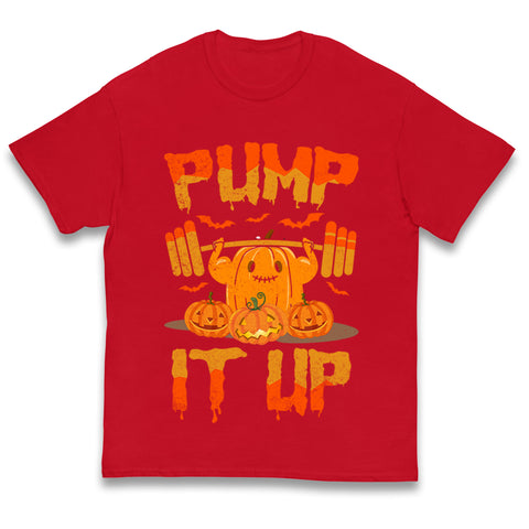 Halloween Fitness Pumpkin T Shirt