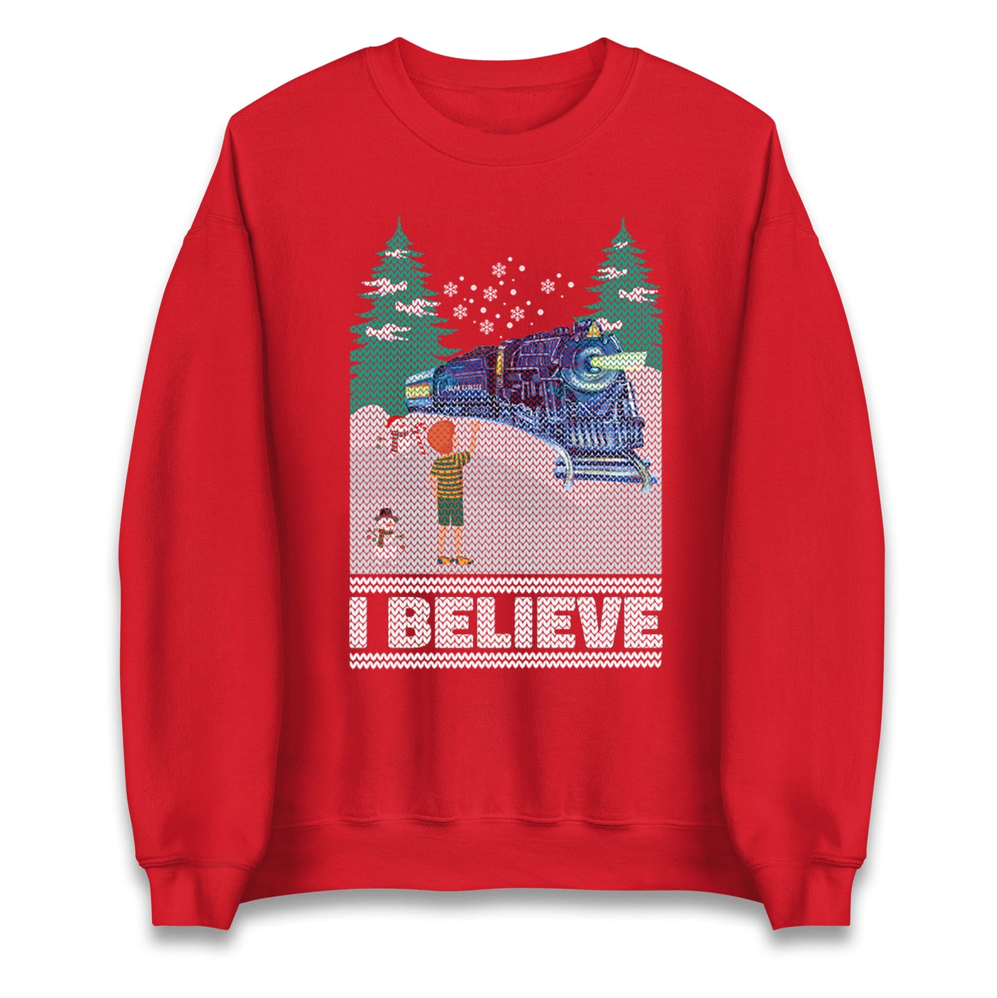 I Beleive Polar Express Christmas Unisex Sweatshirt