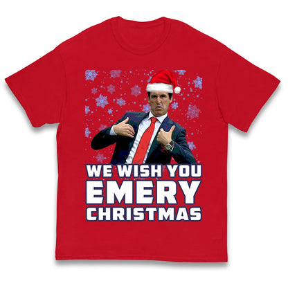 We Wish You Emery Christmas Kids T Shirt