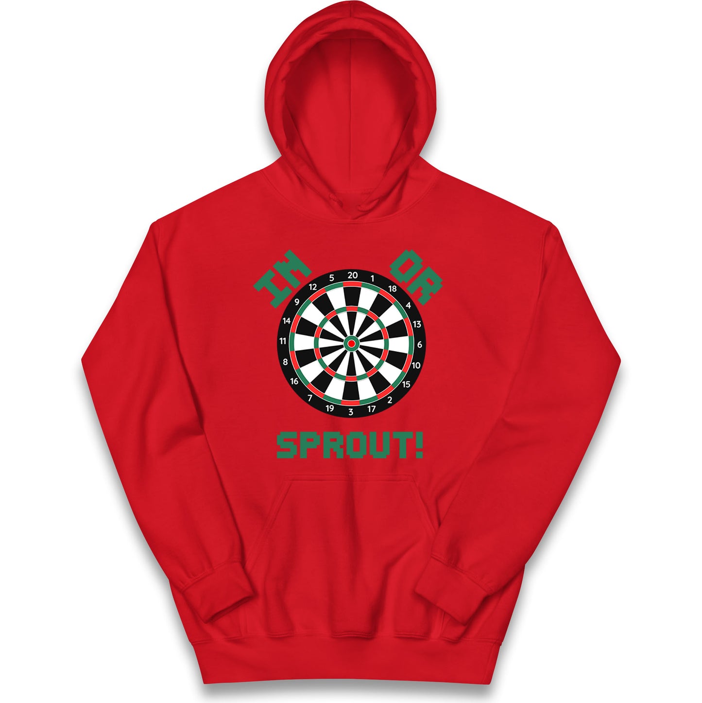 dartboard christmas hoodie