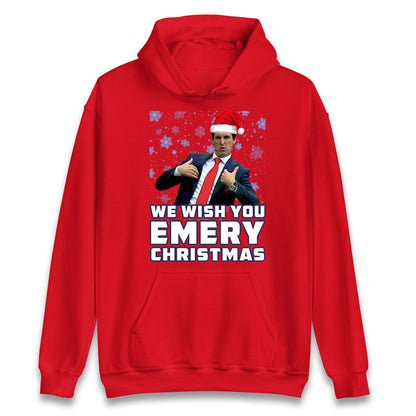 We Wish You Emery Christmas Unisex Hoodie