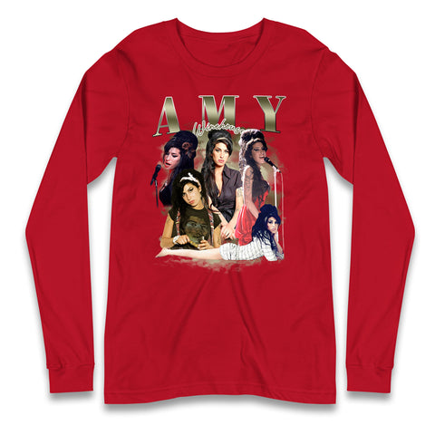 Amy Winehouse Bootleg Long Sleeve T Shirt