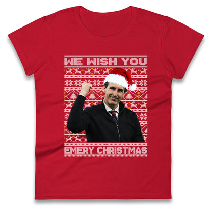 unai emery christmas womens t shirt