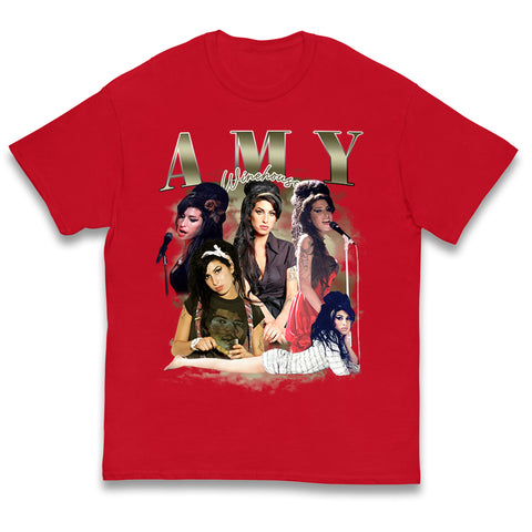 Amy Winehouse Bootleg Kids T Shirt