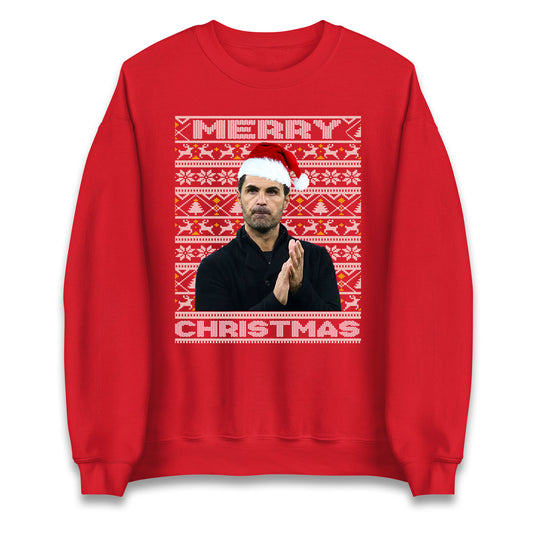 mikel arteta christmas sweatshirt