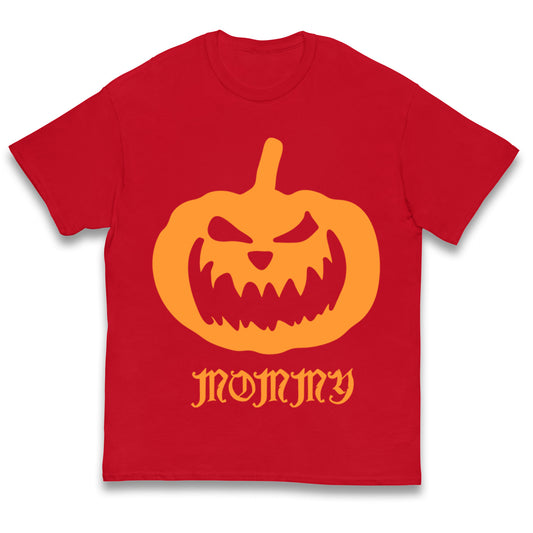 Scary Pumpkin Mommy Halloween T Shirt
