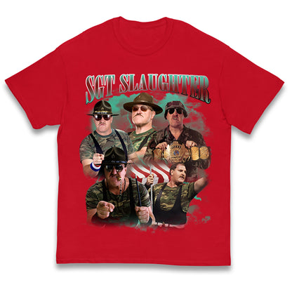 Sgt Slaughter Bootleg Kids T Shirt