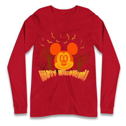 Mickey Mouse Happy Halloween Long Sleeve T Shirt