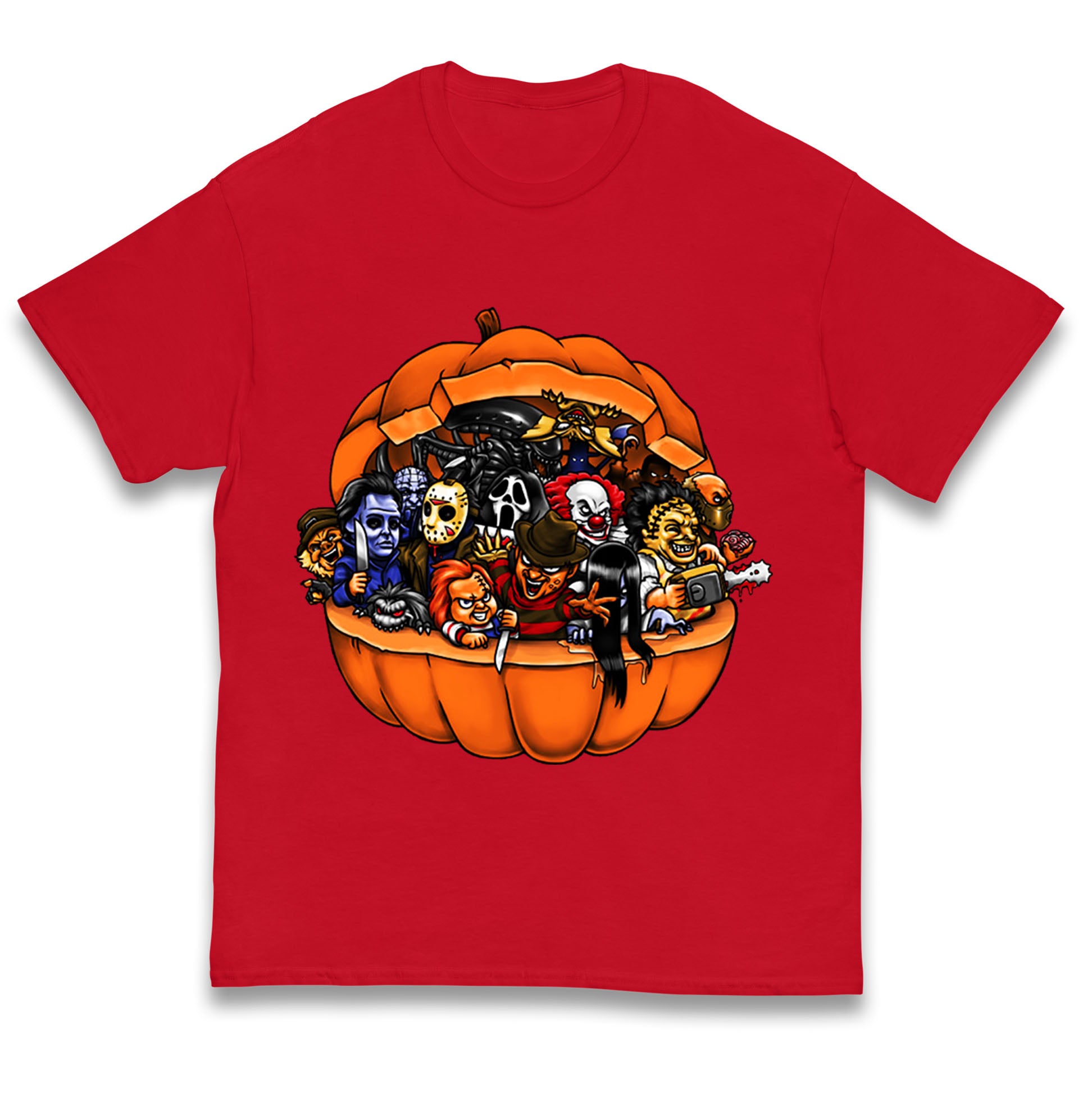 Super Villains Horror Friends Halloween T Shirt
