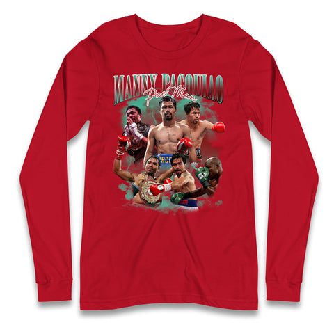 Manny Pacquiao Long Sleeve T Shirt