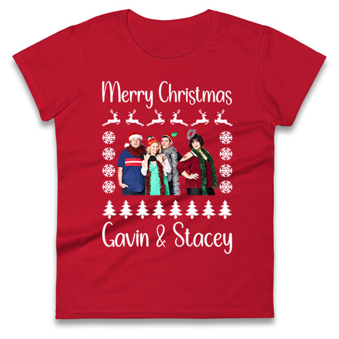 Gavin And Stacey Christmas Womens T Shirt