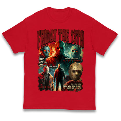 Jason voorhees Friday The 13th Halloween Bootleg Kids T Shirt