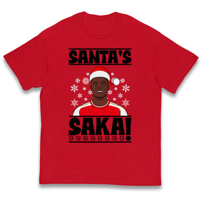 bukayo saka christmas t shirt