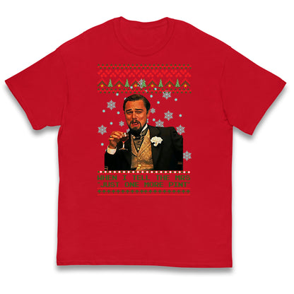 leonardo dicaprio christmas t shirt