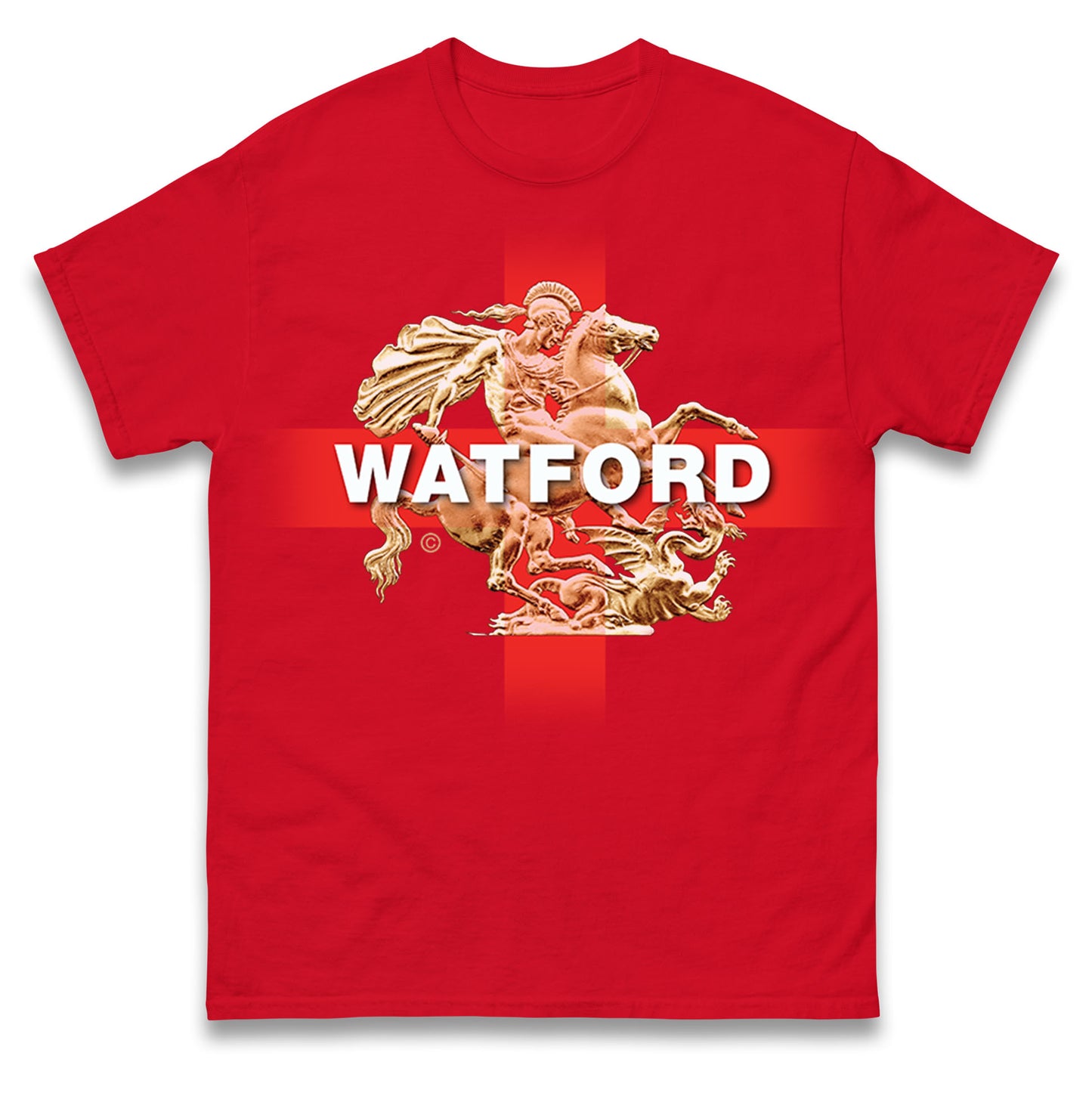 Watford Football Club Mens Tee Top