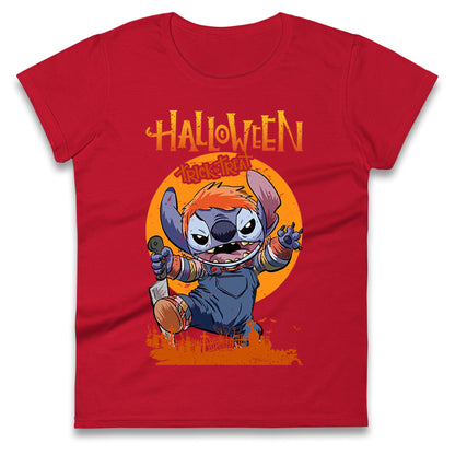 Lilo And Stitch Halloween Womens t shirts